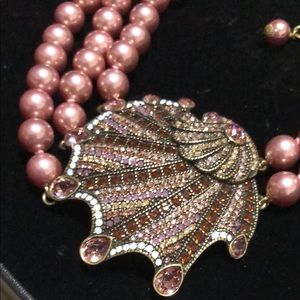 SOLD Heidi Daus “Pearl of the Sea” necklace